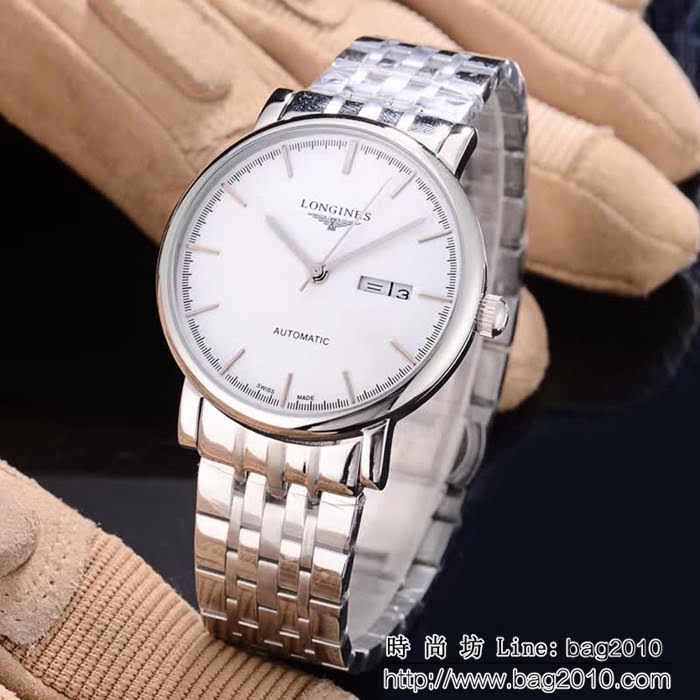 LONGINES浪琴 經典大三針 全自動機械 精品男士腕表 WSS0989